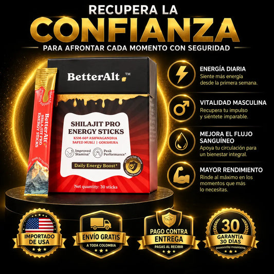 BetterAlt Shilajit Pro: Resultados desde la primera semana